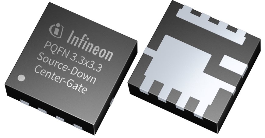 Infineon erweitert die Power-MOSFET-Familie OptiMOS™ Source-Down um einen 40-V-Baustein im PQFN-Gehäuse